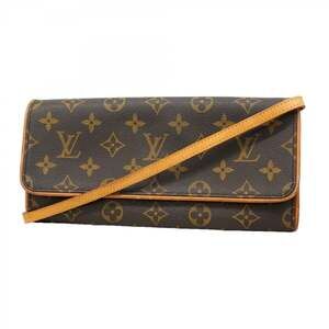 LOUIS VUITTON Brown Monogram Pochette Shoulder Bag